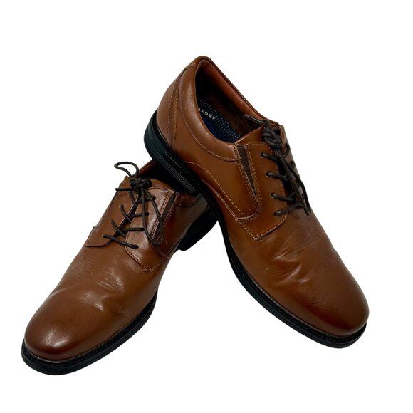 Nunn‎ Bush Mens Brown Leather Derby Dress Shoes Size 10 - Picture 2 of 9